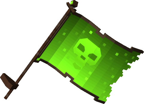 Battle Flag: NECROFLAG (Emerald)