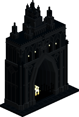 Gothic fireplace
