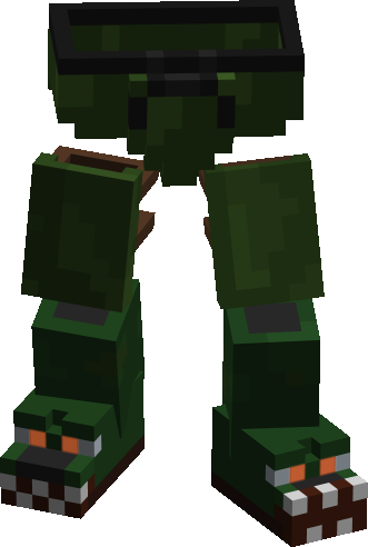 Monstrous leg armor