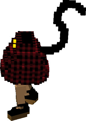 Skirt with Cat Tail