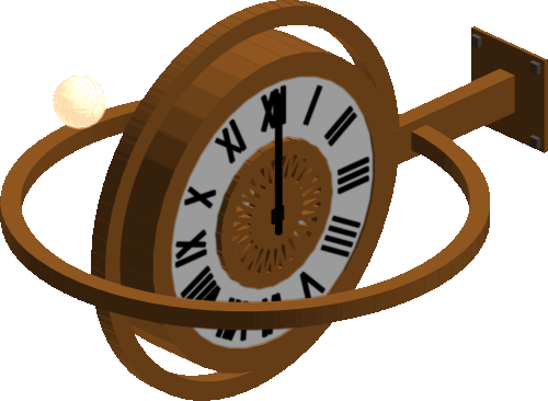Steam Town Clock