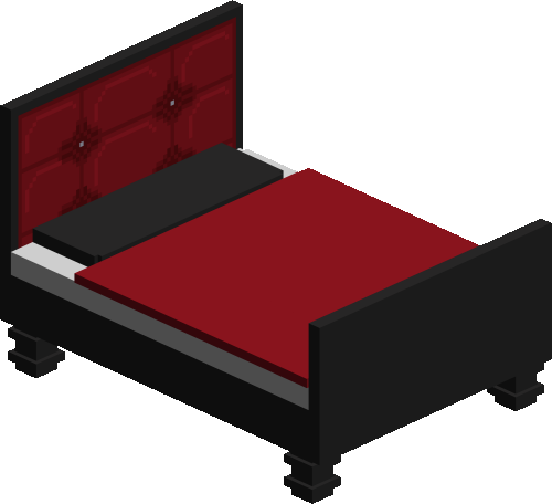 Red Luxury Bed