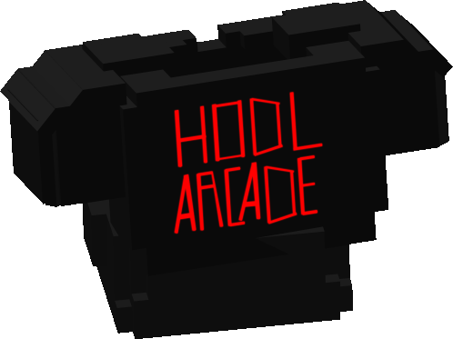 HODL Arcade TShirt Black 001