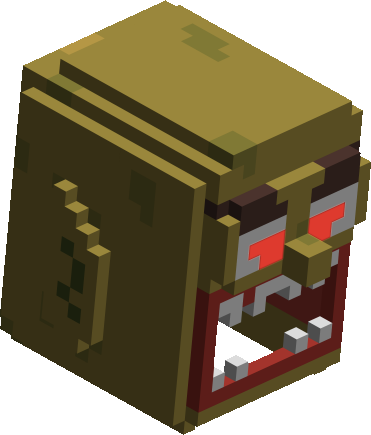 Ogre-like helmet