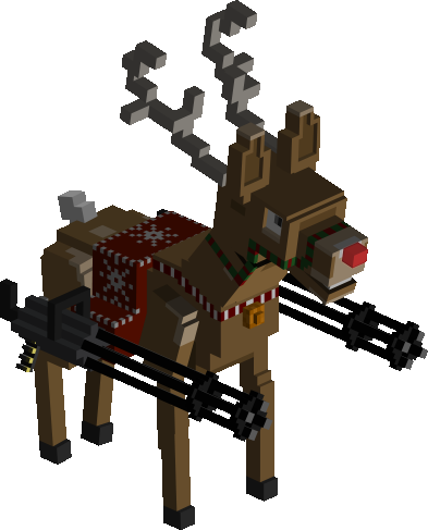 Gatling Gun Christmas Reindeer
