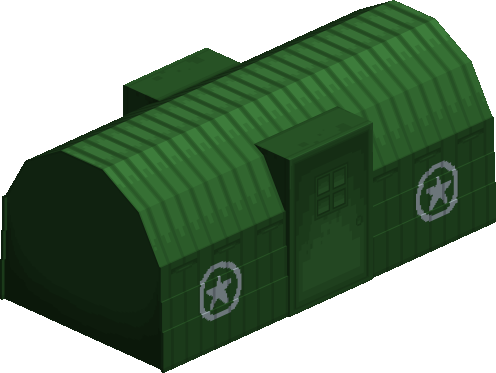 Green Plastic Soldier - Military Base