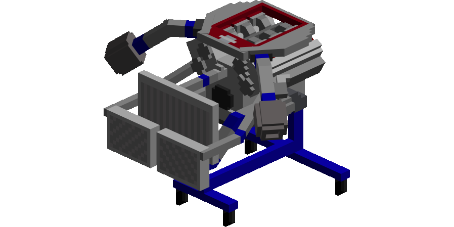 The Sandbox - Engine Stand Blue