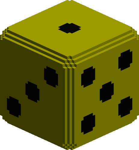 D6 Die - Yellow