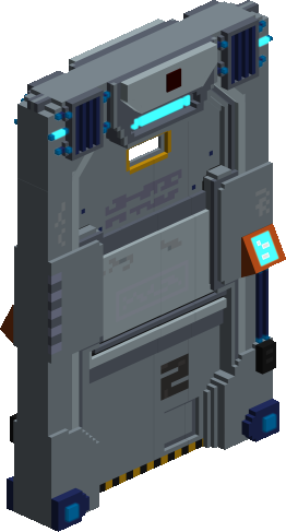 Alien Ship Single Door - Sci-Fi Kit