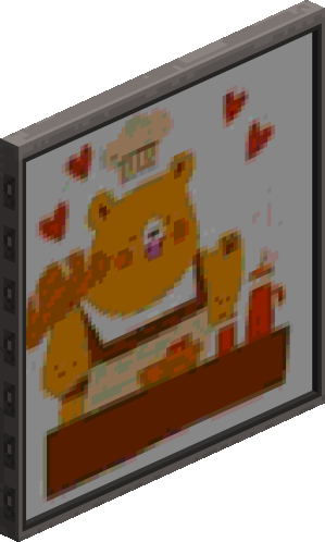 Animated Poster - Kuma Kaji Baking Croissant
