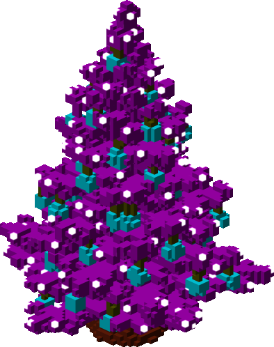 Christmas Tree Purple