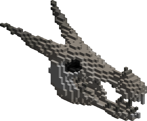 Medieval Dragon Skull
