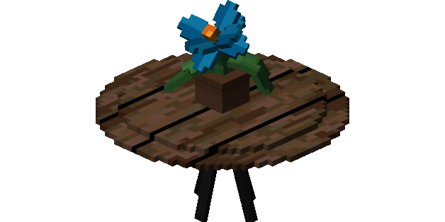 The Sandbox - Small Table With Flower Pot