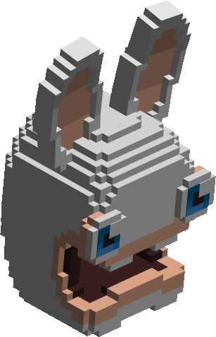 Rabbids Head Piece - Rabbids