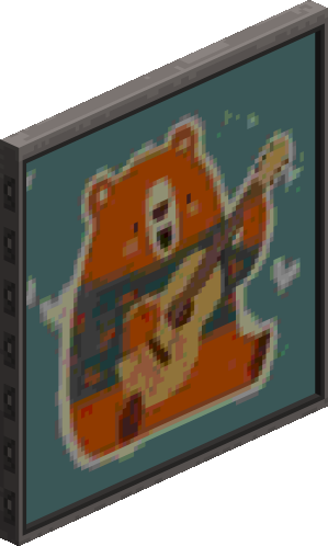 Animated Poster - Kuma Kaji playing guitar