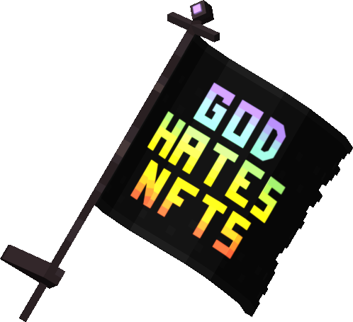 Battle Flag: GOD HATES NFTS