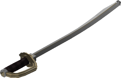 Gold Cutlass Pirate Sword - HODL Arcade Prize Pool