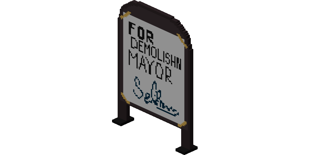 The Sandbox - SIGN FOR DEMOLISHN