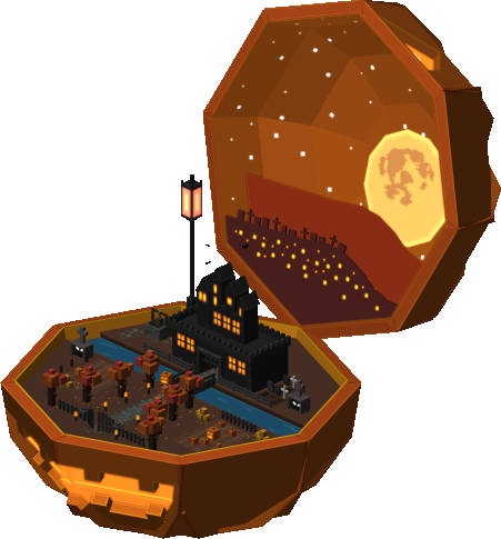 Halloween Pumpkin Diorama