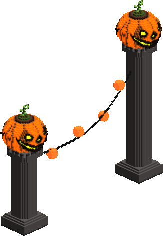 Halloween glowing jack-o'-lantern🎃