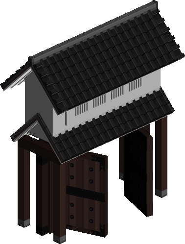 Japanese Castle Gate
