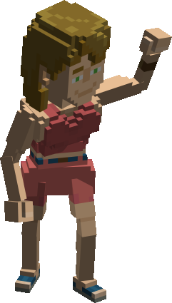 Lady in Pink Summer Outfit NPC - 01
