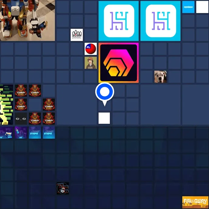LAND (-3, 13)